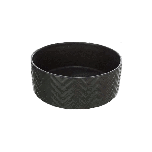 TRIXIE CERAMIC BOWL BLACK 1.6L/20CM