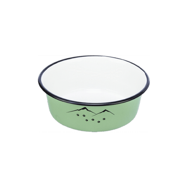 TRIXIE STAINLESS STEEL BOWL ENAMEL