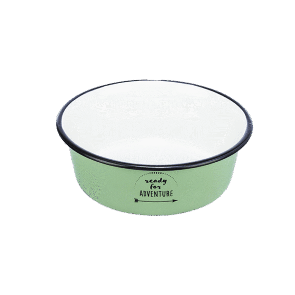 TRIXIE STAINLESS STEEL BOWL ENAMEL