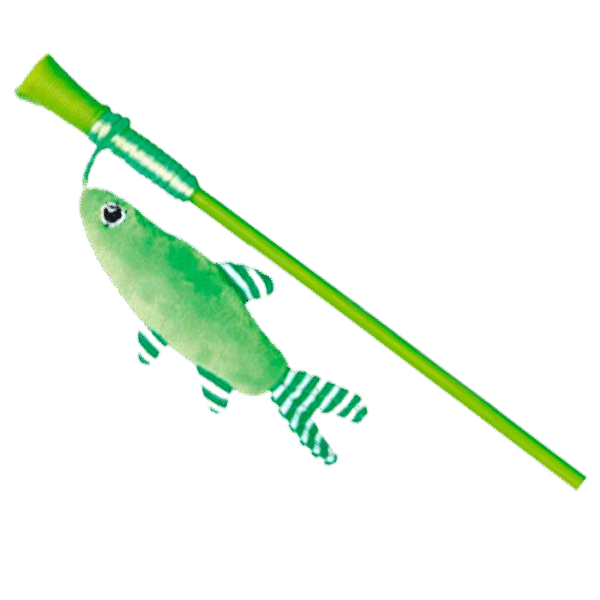 TRIXIE PLAYING ROD FISH