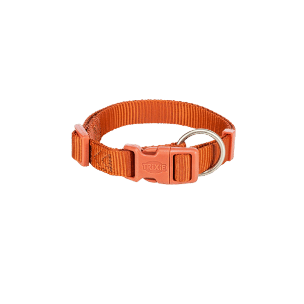 TRIXIE PREMIUM COLLAR S-MEDIUM -  RUST