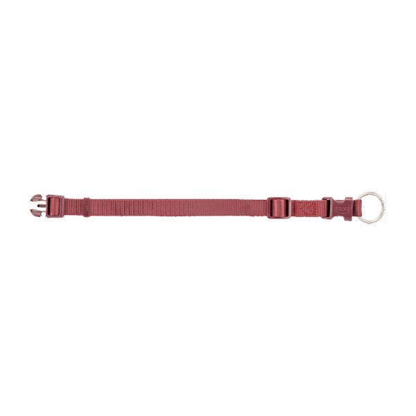 TRIXIE PREMIUM COLLAR XS-SMALL - SANGRIA