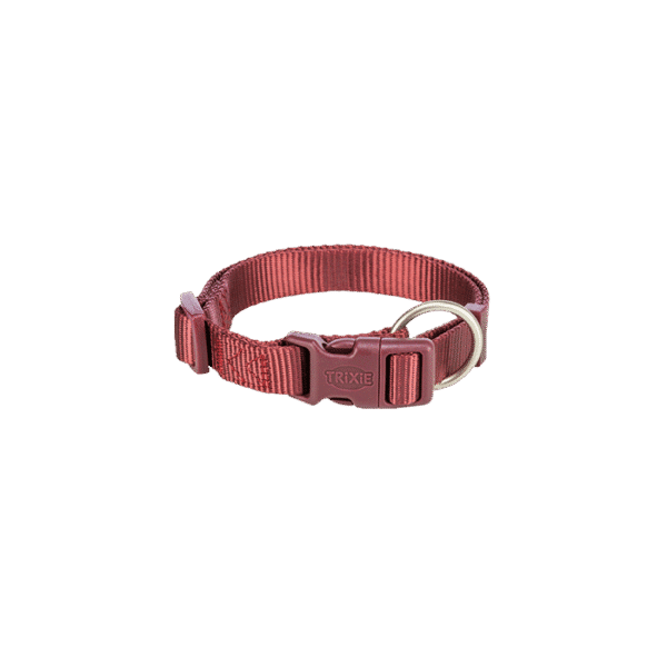TRIXIE PREMIUM COLLAR S-MEDIUM -  SANGRIA