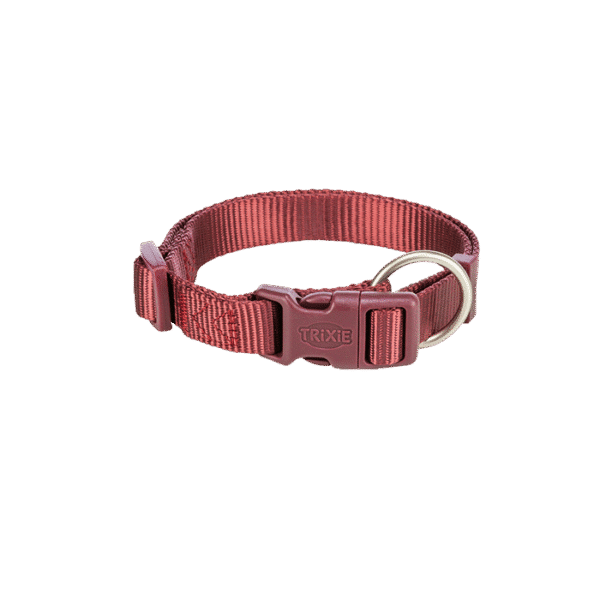 TRIXIE PREMIUM COLLAR M-LARGE - SANGRIA