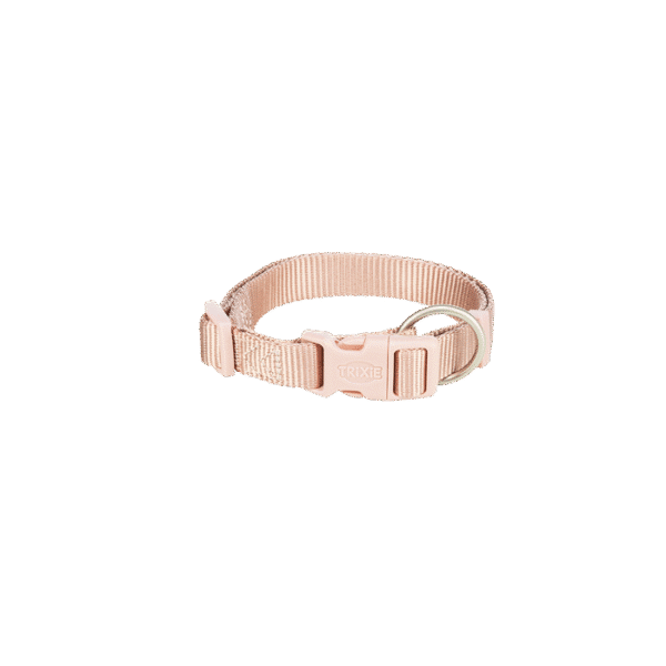 TRIXIE PREMIUM COLLAR S-MEDIUM - BLUSH
