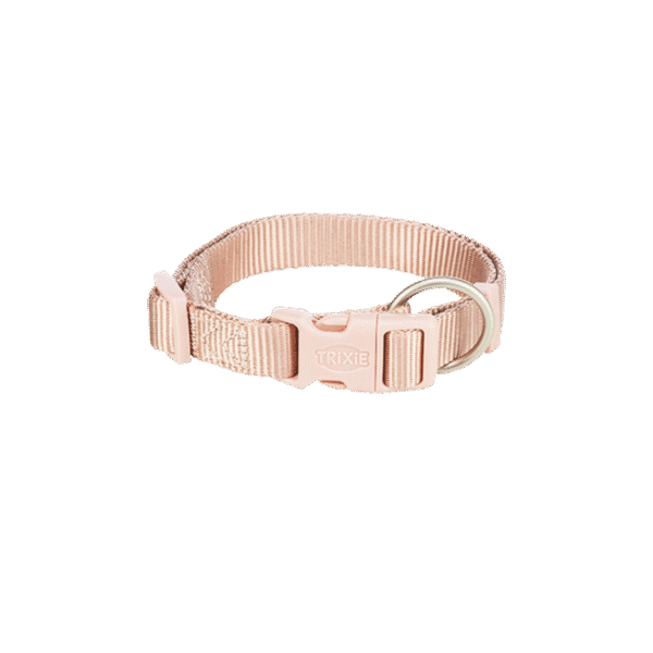 TRIXIE PREMIUM COLLAR M-LARGE  BLUSH