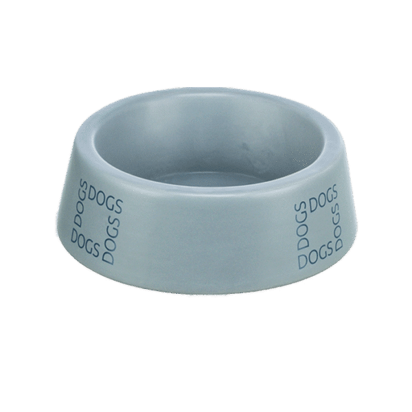 TRIXIE DOG CERAMIC BOWL GREY 1L/20CM