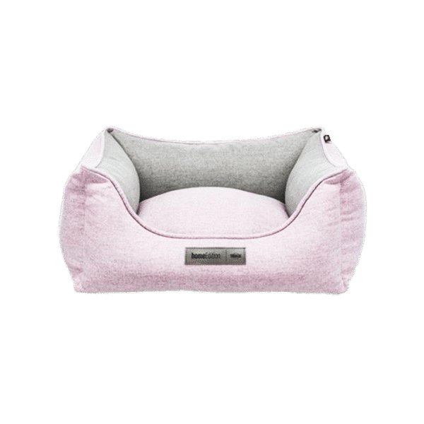 TRIXIE LONA BED SQUARE LIGHT PINK