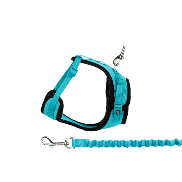 TRIXIE Y CAT HARNESS MESH WITH ELASTIC LEASH