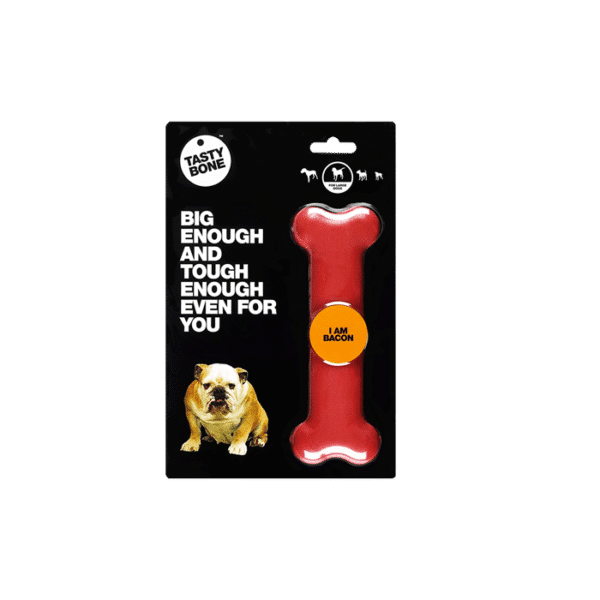 TASTYBONE NYLON DOG CHEW BONE - BACON LARGE