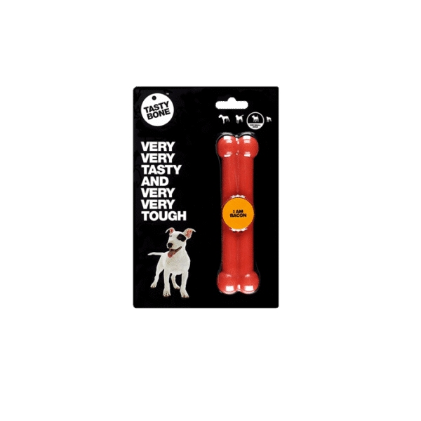 TASTYBONE NYLON DOG CHEW BONE - BACON SMALL
