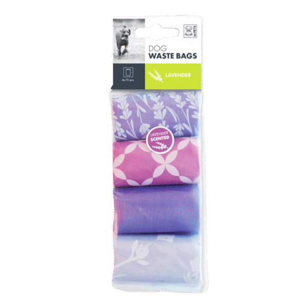 M-PETS POOP BAGS - LAVENDER SCENTED