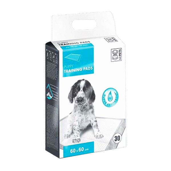 M PETS TRAINING PADS FOR PUPPIES 30PCS (60*60CM)