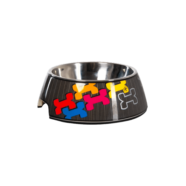 ROGZ BUBBLE DOG BOWL 2 IN 1 MULTI BONE MEDIUM