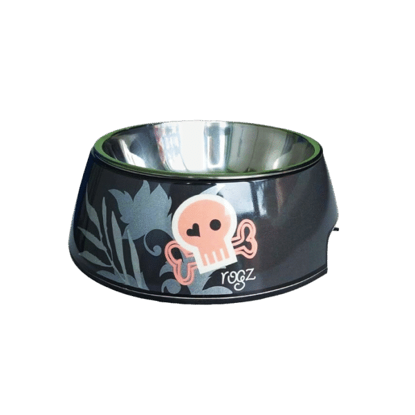 ROGZ BUBBLE DOG BOWL 2 IN 1 CORAL ISLAND LARGE