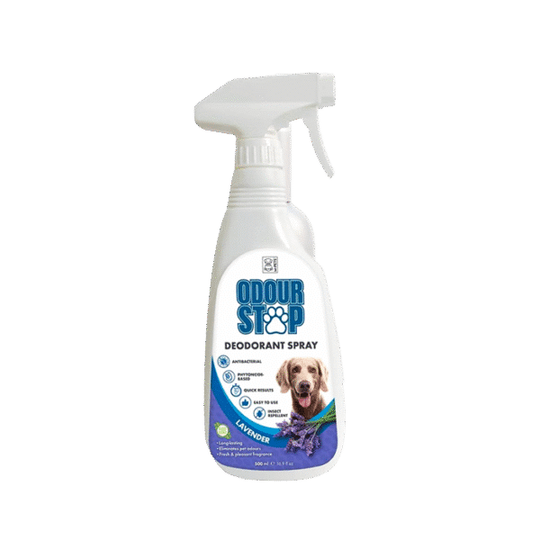 M PETS ODOR STOP ANTIBACTERIAL DEODORANT SPRAY LAVENDER