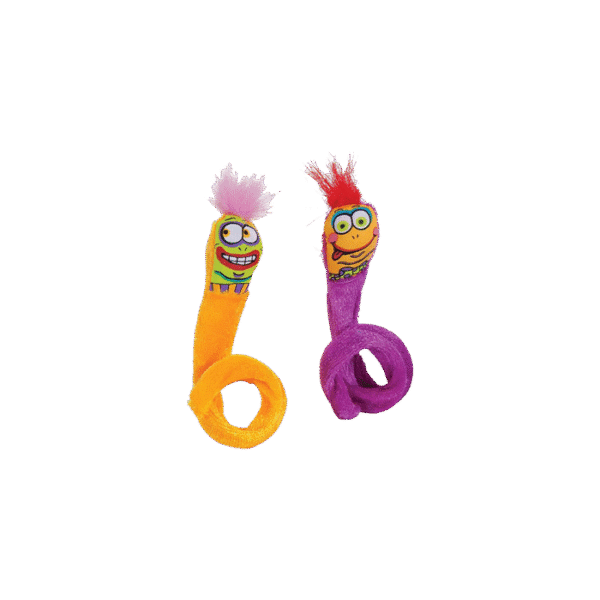 FAT CAT CLASSIC SPRINGY WORMS WITH CATNIP