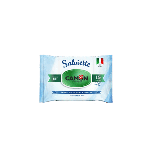 CAMON  CLEANING EYE AND EAR WIPES 15PCS