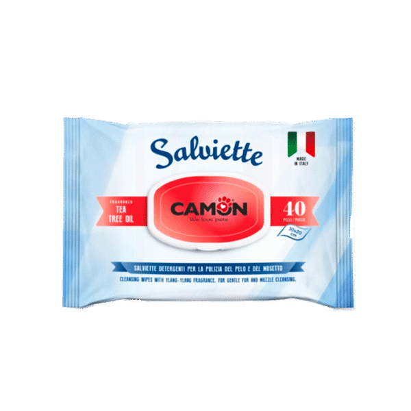 CAMON CLEANING WIPES TEA TREE OIL 40 PCS