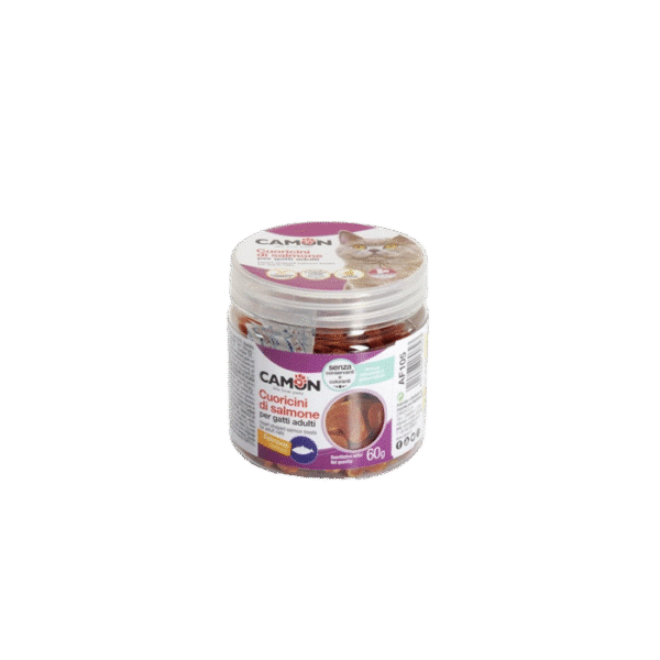 CAMON CHEWING HEARTS SALMON 60G