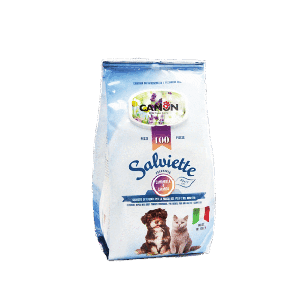 CAMON  SALVIETTE WIPES LAVENDER & CAMOMILE 100PCS