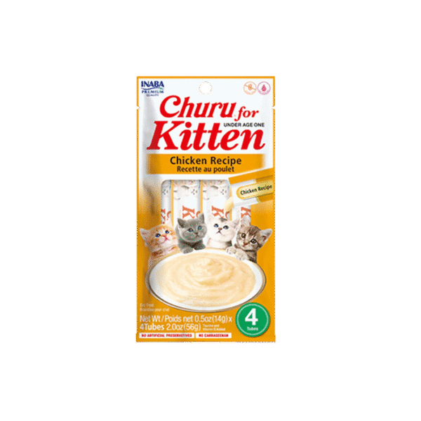 INABA CHURU CREAM KITTEN CHICKEN 56G