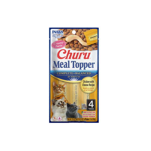 INABA CHURU MEAL TOPPER CHICKEN & CHEESE 56G