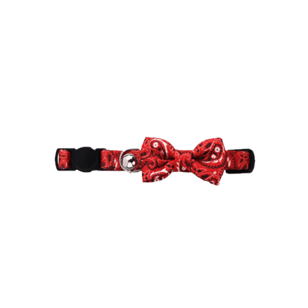 PAWISE CAT COLLAR WITH BOWKNOT RED
