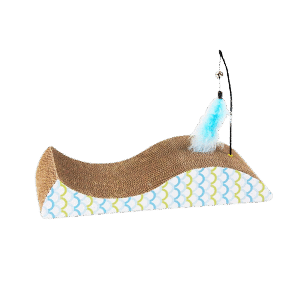 PAWISE FISH SHAPED CAT SCRATCHER