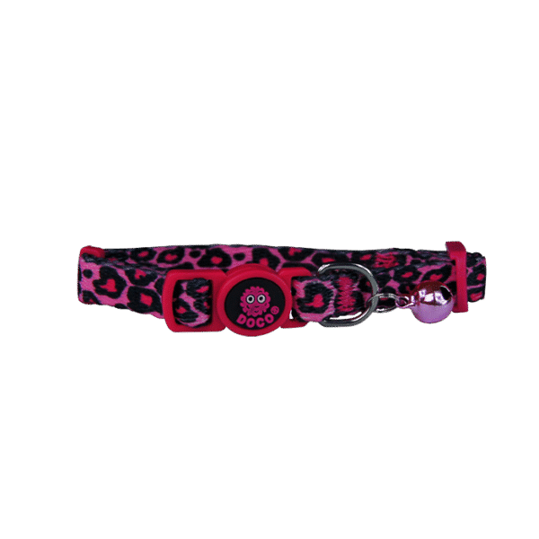 DOCO FURBALL CAT COLLAR BREAKAWAY PINK PANTER