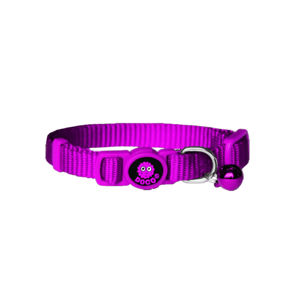 DOCO FURBALL CAT COLLAR BREAKAWAY  PURPLE