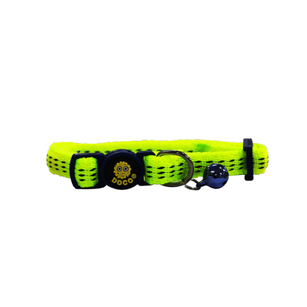 DOCO PUFFY CAT COLLAR YELLOW
