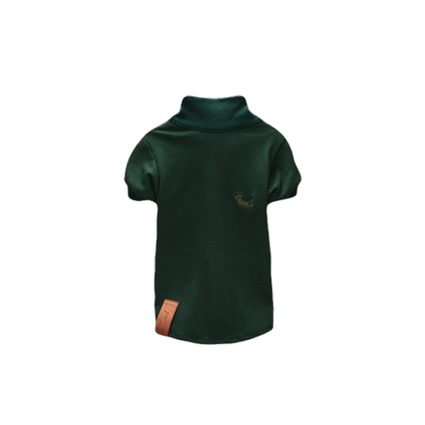 PETTY PAWS FOREST GREEN POLO  
L - UP TO 8 KG