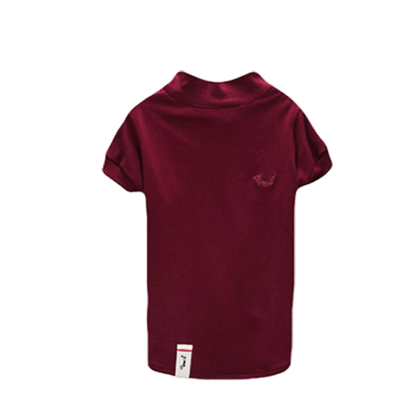 PETTY PAWS BURGUNDY POLO  
XXXXL - UP TO 30 KG