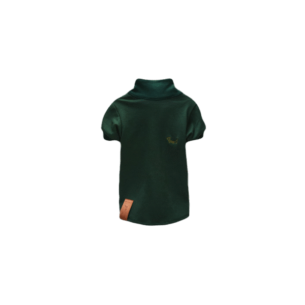 PETTY PAWS FOREST GREEN POLO 
XS - UP TO 3 KG