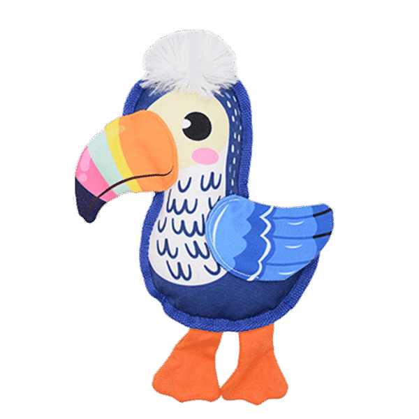 ZOO FRIENDS CUDDLY CANVAS BIRD