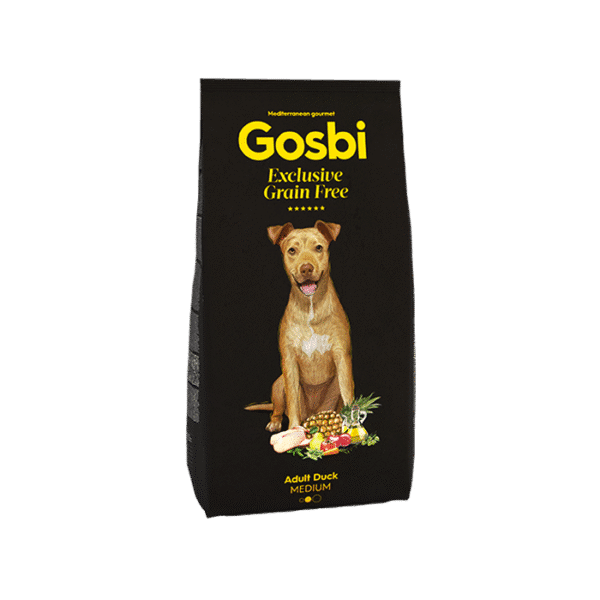 GOSBI EXCLUSIVE MEDIUM GRAIN FREE DUCK 3KG