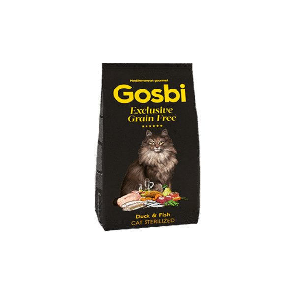 GOSBI EXCLUSIVE STERILISED GRAIN FREE DUCK & FISH 400G