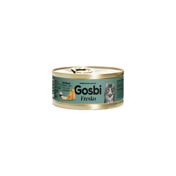 GOSBI FRESKO CHICKEN WITH RICE & PUMPKIN 70G