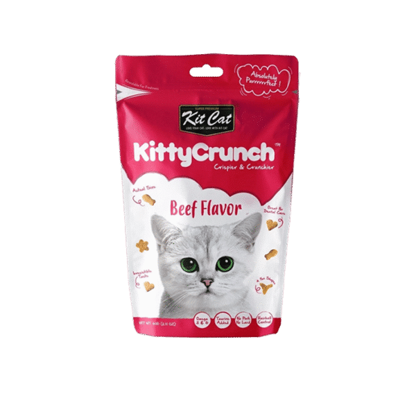 KITCAT KITTY CRUNCH BEEF 60G