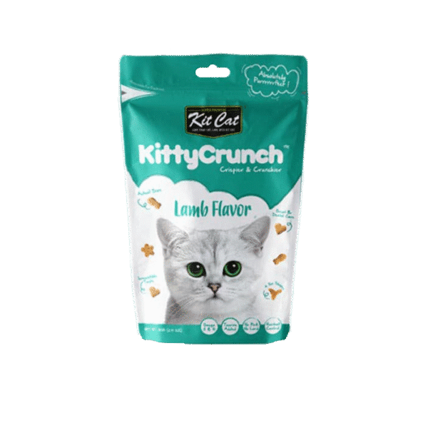KITCAT KITTY CRUNCH LAMB 60G