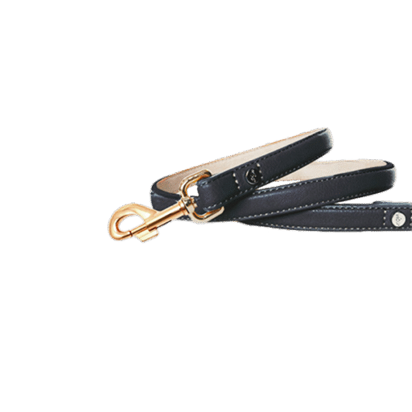 MILK & PEPPER TROCADERO LEASH BLACK 1.2M/15MM