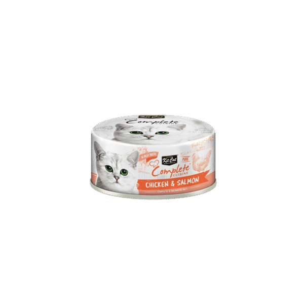 KITCAT COMPLETE CUISINE CHICKEN & SALMON 70G