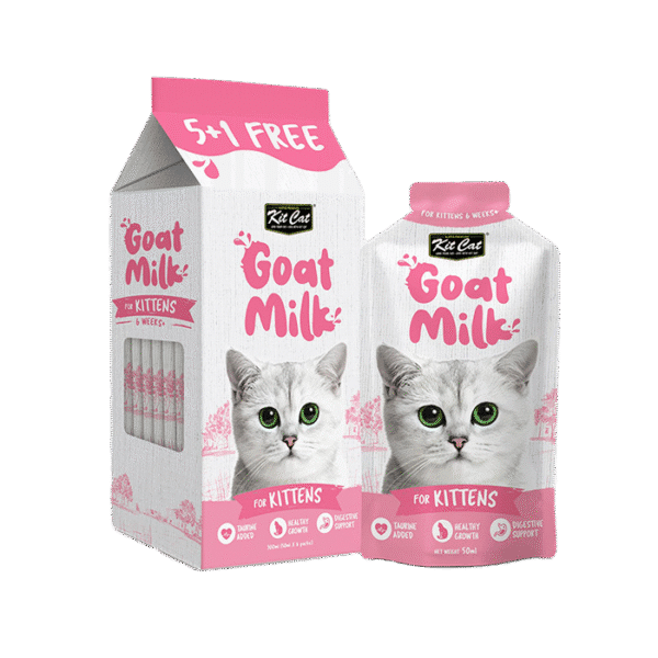 KITCAT GOAT MILK KITTEN 300ML 6X50ML