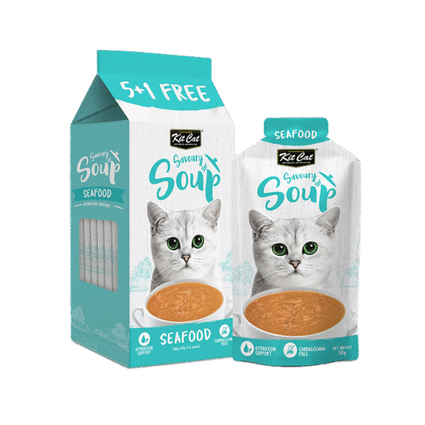 KITCAT SAVOURY SOUP SEAFOOD 300G 6X50G