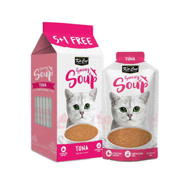 KITCAT SAVOURY SOUP TUNA 300G 6X50G