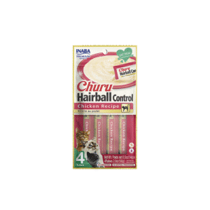 INABA CHURU HAIRBALL CONTROL CHICKEN 4X14G