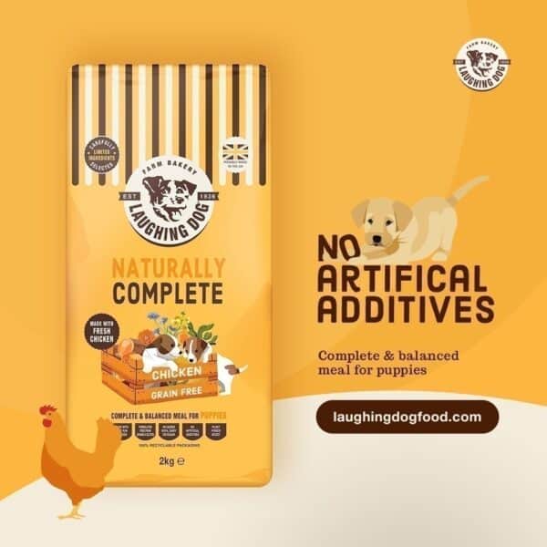 LAUGHING DOG PUPPY GRAIN FREE FRESH CHICKEN 2KG - Image 2