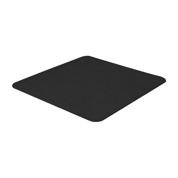UNITED PETS BOWL MAT BLACK